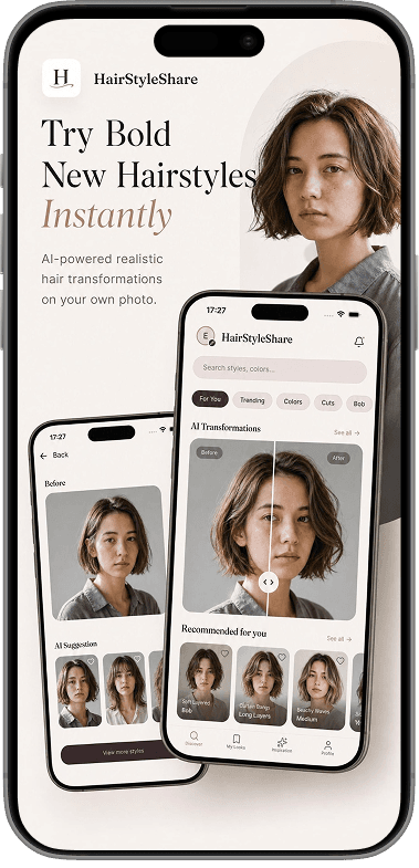 HairStyleShare — bold try-on and AI transformations on iPhone